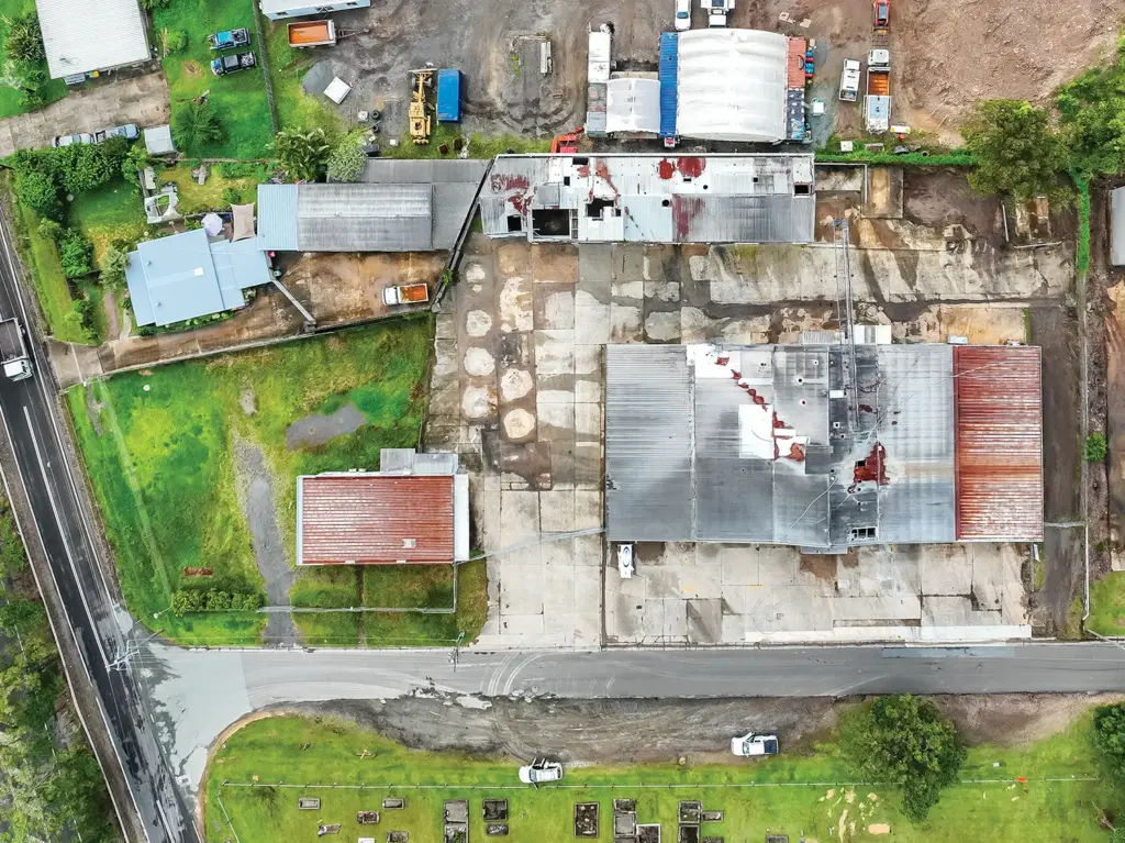 aerial overhead image of yandina property acquired