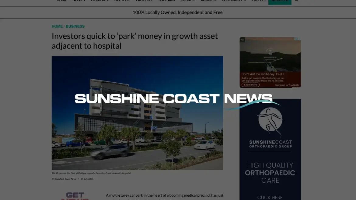 Rafter Myers - In the media - Sunshine Coast News - Oceanside Acquisition