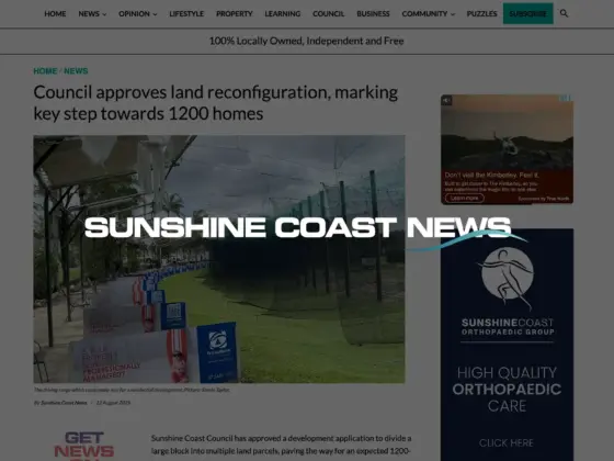 Rafter Myers - In the media - Sunshine Coast News - Sippy Downs land development application update